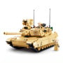 Sluban B0892 Model Kit M1A2 Abrams Main Battle Tank US Army Desert Armor Vehicle Military Building Blocks DIY Set Toy thumbnail 1