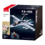 Sluban B0928 Model Kit FA18 Super Hornet Fighter Jet Plane RAAF Military Air Force Building Blocks Super Bumblebee DIY thumbnail 2