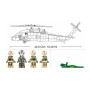 Sluban B1012 Model Kit UH60 Black Hawk Medical Rescue Helicopter US Army MEDEVAC Air Force Military Building Blocks DIY thumbnail 5