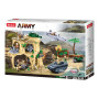 Sluban B1111 Model Kit WWII Battle of Iwo Jima Island Bunker Landing Craft Army Military Base Diorama Blocks DIY Set Toy thumbnail 2