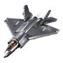 Sluban B1186 Model Kit 1:44 J35 Carrier Fighter Chinese Stealth Jet Plane Modern PLAAF Building Blocks DIY Set Toy thumbnail 1