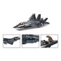 Sluban B1186 Model Kit 1:44 J35 Carrier Fighter Chinese Stealth Jet Plane Modern PLAAF Building Blocks DIY Set Toy thumbnail 3