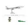 Sluban B1187 Model Kit 1:44 J20 Mighty Dragon Chinese Stealth Fighter Jet Plane Modern PLAAF Building Block DIY Set Toy thumbnail 5