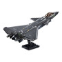 Sluban B1187 Model Kit 1:44 J20 Mighty Dragon Chinese Stealth Fighter Jet Plane Modern PLAAF Building Block DIY Set Toy thumbnail 6