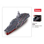 Sluban B1188 Model Kit 1:450 Aircraft Carrier Fujian Type 003 Chinese PLAN Warship Navy Vessel Boat Blocks DIY Set Toy thumbnail 4