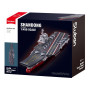 Sluban B1189 Model Kit 1:450 Aircraft Carrier Shandong Type 002 PLAN Warship Navy Vessel Boat Blocks DIY Set Toy thumbnail 2