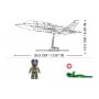 Sluban B1361 Model Kit 1:44 F35 Lightning Stealth Fighter Jet Plane Modern USAF Air Force Building Blocks DIY Set Toy thumbnail 4