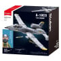 Sluban B1362 Model Kit 1:44 A10 Warthog Thunderbolt Attack Jet Fighter Plane USAF Military Building Blocks DIY Set Toy thumbnail 2