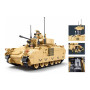 Sluban B1363 Model Kit 1:35 M3A3 Bradley Armored Infantry Vehicle IFV AFV Modern US Army Building Blocks DIY Set Toy thumbnail 3