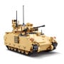 Sluban B1363 Model Kit 1:35 M3A3 Bradley Armored Infantry Vehicle IFV AFV Modern US Army Building Blocks DIY Set Toy thumbnail 1