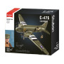 Sluban B1366 Model Kit 1:44 C47 Skytrain Airtrain Cargo Transport Aircraft WWII Air Force Building Blocks DIY Set Toy thumbnail 2