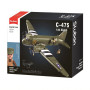 Sluban B1366 Model Kit 1:44 C47 Skytrain Airtrain Cargo Transport Aircraft WWII Air Force Building Blocks DIY Set Toy thumbnail 2