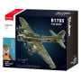 Sluban B1367 Model Kit 1:44 B17 Flying Fortress Heavy Bomber WWII USAAF Army Air Force Building Blocks DIY Set Toy thumbnail 2