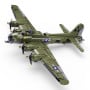 Sluban B1367 Model Kit 1:44 B17 Flying Fortress Heavy Bomber WWII USAAF Army Air Force Building Blocks DIY Set Toy thumbnail 1