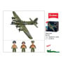Sluban B1367 Model Kit 1:44 B17 Flying Fortress Heavy Bomber WWII USAAF Army Air Force Building Blocks DIY Set Toy thumbnail 4