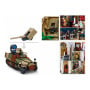 Sluban B1532 Model Kit 44cm Battle Of Sainte Mere Eglise D-Day WWII Paratrooper Army Building Blocks DIY Set Toy thumbnail 3