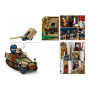 Sluban B1532 Model Kit 44cm Battle Of Sainte Mere Eglise D-Day WWII Paratrooper Army Building Blocks DIY Set Toy thumbnail 3