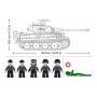 Model Kit 1:35 Panther G Tank German Panzer WWII Army Military Building Blocks DIY Construction Set Toy Sluban B1535 thumbnail 4