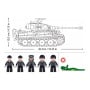Sluban B1533 Model Kit 1:35 Tiger I Tank German Panzer WWII Army Military Building Blocks DIY Toy Construction Set thumbnail 4