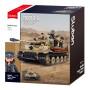Sluban B1533 Model Kit 1:35 Tiger I Tank German Panzer WWII Army Military Building Blocks DIY Toy Construction Set thumbnail 2