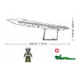 Sluban B1587 Model Kit 1:44 J50 Stealth Fighter Jet Plane - Military Air Force Building Blocks DIY Set Toy thumbnail 3