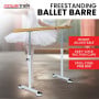 Powertrain 150cm Freestanding Ballet Barre Portable Adjustable Height Dance Bar Pine Wood Pole Home Studio thumbnail 2