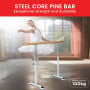 Powertrain 150cm Freestanding Ballet Barre Portable Adjustable Height Dance Bar Pine Wood Pole Home Studio thumbnail 4