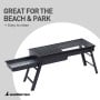 Wallaroo Portable Charcoal BBQ Grill Steel Outdoor Camping Barbecue with Foldable Legs Air Vents Picnic Fishing thumbnail 9