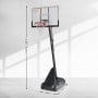 Kahuna Portable Basketball Hoop System 2.3 to 3.05m for Kids & Adults thumbnail 5
