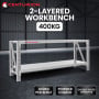 Centurion 2-Layer Work Bench 400kg - Grey thumbnail 6