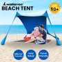 Wallaroo Beach Tent Canopy Sunshade 2m x 2m - Blue thumbnail 10