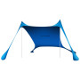 Wallaroo Beach Tent Canopy Sunshade 2m x 2m - Blue thumbnail 1