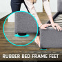King Fabric Gas Lift Storage Bed Frame with Headboard - Dark Grey thumbnail 6