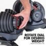 Powertrain 48KG Adjustable Dumbbell Set - Red with Height-Variable Bench thumbnail 13
