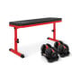 Powertrain 48KG Adjustable Dumbbell Set - Red with Height-Variable Bench thumbnail 1