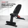 Powertrain 48KG Adjustable Dumbbell Set (Red) & Stand with Flat Incline Decline Bench thumbnail 15