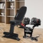 Powertrain 48KG Adjustable Dumbbell Set (Red) & Stand with Flat Incline Decline Bench thumbnail 16