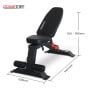 Powertrain 48KG Adjustable Dumbbell Set (Red) & Stand with Flat Incline Decline Bench thumbnail 3