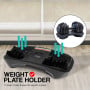 Powertrain 48KG Adjustable Dumbbell Set (Blue) with FID Weight Bench thumbnail 11