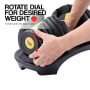 Powertrain 48KG Adjustable Dumbbell Set (Gold) with FID Weight Bench thumbnail 11