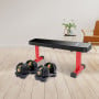 Powertrain 48KG Adjustable Dumbbell Set (Gold) with Flat Bench thumbnail 12