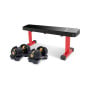 Powertrain 48KG Adjustable Dumbbell Set (Gold) with Flat Bench thumbnail 1