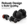 Powertrain 80KG Adjustable Dumbbell Set with FID Weight Bench thumbnail 11