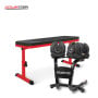Powertrain 80KG Adjustable Dumbbell Set & Stand with Height-Variable Bench thumbnail 7