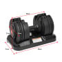 Powertrain GEN2 40KG Adjustable Dumbbell Set with Flat Bench thumbnail 7