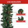 Christabelle 3.05m Christmas Garland with Berries Pine Tree Decoration Ornament thumbnail 5