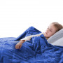 Kids Weighted Blanket Deep Relax Sleeping Blue thumbnail 1