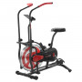 PowerTrain Air Resistance Exercise Red Bike Spin Fan Equipment Cardio thumbnail 1