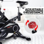 PowerTrain RX-900 Exercise Spin Bike Cardio Cycle - Silver thumbnail 8