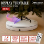 Christabelle 60cmD 100kg Commercial-Grade Electric Display Turntable Christmas Tree - White thumbnail 1
